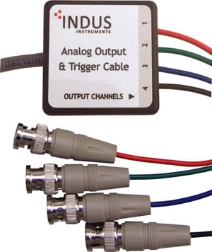 Analog Output & Trigger Cable - Indus Instruments